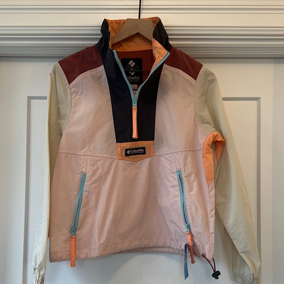 Columbia Jackets & Blazers - Women’s Columbia Riptide Retro Aronak Raincoat Windbreaker Jacket size XS